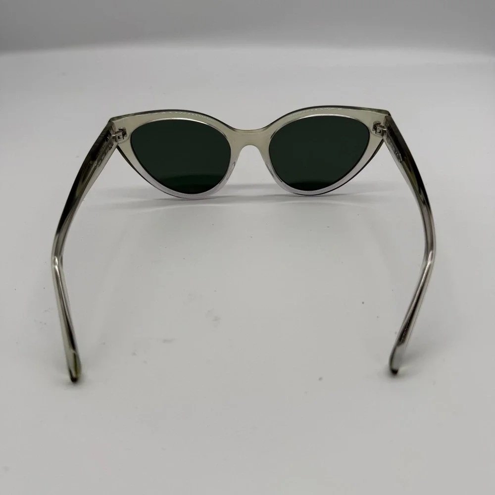 Love Moschino Women MOL064/S Cat Eye‎ Sunglasses Transparent Green 53-20-140